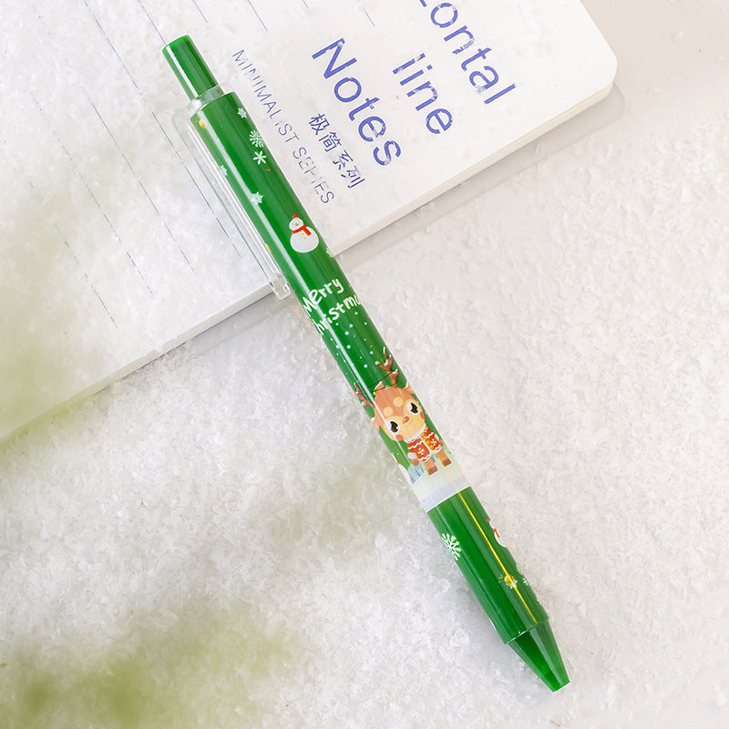 Wholesale Christmas click gel pen student stationery